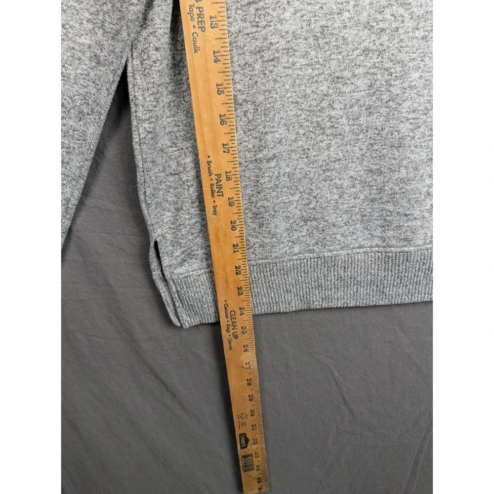 Tommy Hilfiger Womens Heather Gray Long Sleeve Crew Neck Pullover Sweatshirt‎
